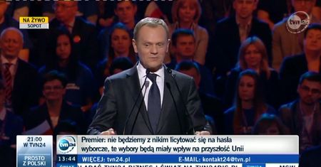 Tusk do Kamińskiego: 'nie martw się, chłopie'