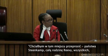 Pistorius płakał na sali sądowej