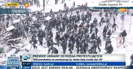 Szturm milicji w Kijowie. Są ofiary