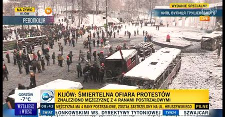 Szturm milicji w Kijowie