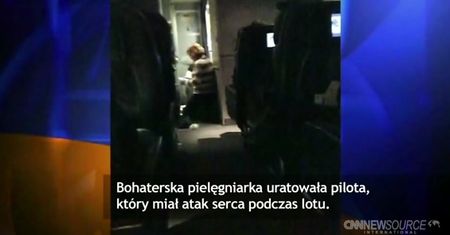 Pasażerka samolotu uratowała życie pilota