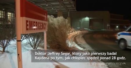 Noworodek spędził 30 godzin na mrozie