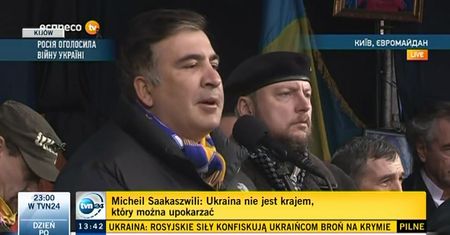 Saakaszwili: Działania Putina są barbarzyństwem