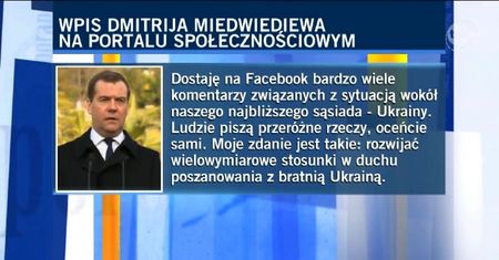 Miedwiediew o Ukrainie