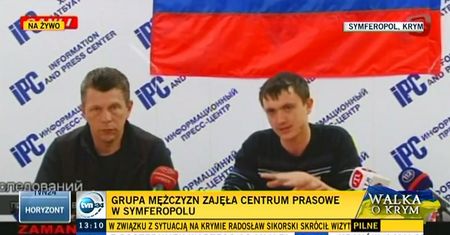 Grupa 'Front Krymu' zajęła centrum prasowe