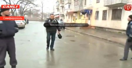 Strzały podczas ataku na krymski parlament