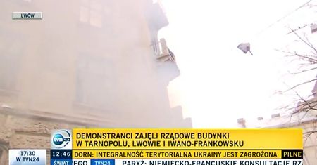 We Lwowie spalono posterunek milicji