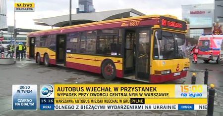 Wypadek na przejściu dla pieszych