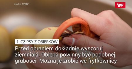 Obierki z ziemniaków
