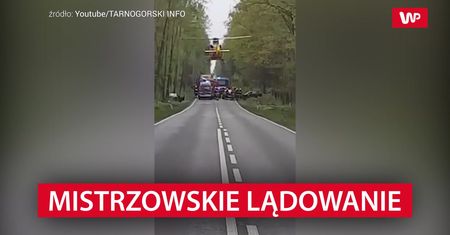 Trudne lądowanie. Pilot stanął na wysokości zadania