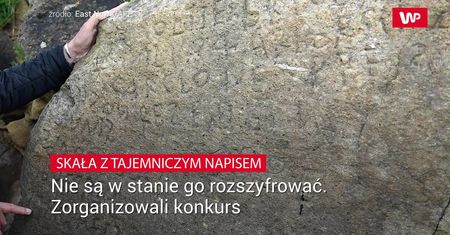 Skała z tajemniczym napisem