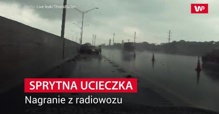Sprytna ucieczka. 30-latek musiał myśleć szybko
