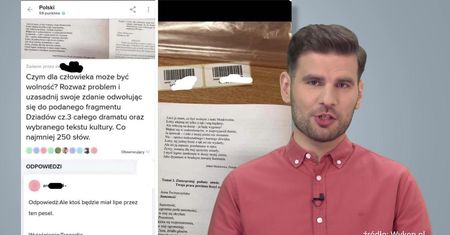 Przez mały szczegół nie zda matury