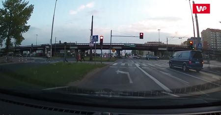 Wypadek w Częstochowie. Przerażające nagranie