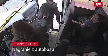 Cenny refleks. Kierowczyni autobusu okrzyknięta bohaterką