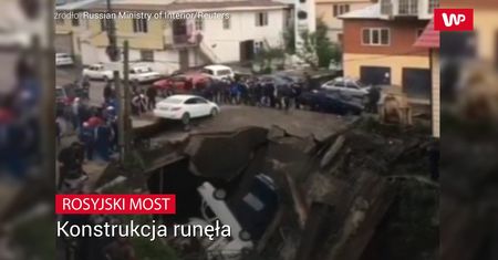 W Rosji zawalił się most