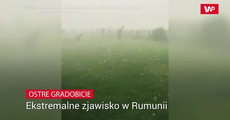 Ostre gradobicie. Nagrania są porażające
