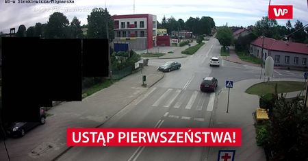 Ustąp pierwszeństwa! Policja publikuje nagranie