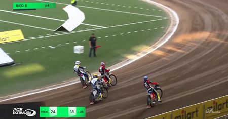 Przyjezdni wysoko poprzeczkę. Zobacz skrót meczu Betard Sparta Wrocław - Speed Car Motor Lublin
