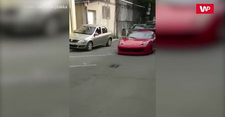 Parkingowa porażka. Nagranie świadka