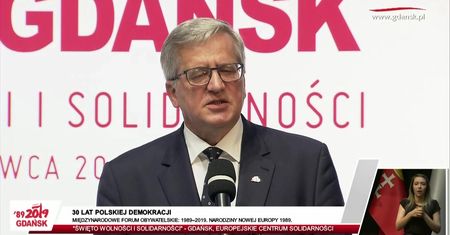 Gdańsk. 4 czerwca. Komorowski ostro o rządzie PiS. "Nie mogę tego pojąć"
