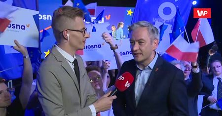 Euforia w sztabie Wiosny. Biedroń: to jest piękny wynik