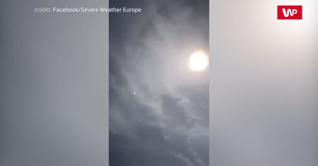 Spojrzała w niebo. Zjawisko widoczne było w trzech krajachhalo