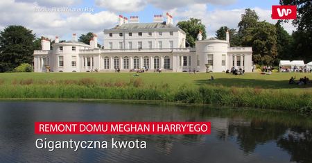 12 mln zł. Tyle podatnicy zapłacili za remont domu Harry'ego i Meghan