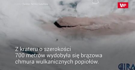 Wyleciał spomiędzy chmur. Potężną eksplozję w Rosji nagrali z kosmosu