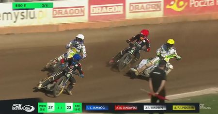 Nie zabrakło świetnego ścigania. Zobacz skrót meczu Betard Sparta Wrocław - forBET Włókniarz Częstochowa