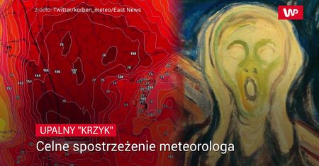 "Krzyk" upału. Tłit Francuza to hit