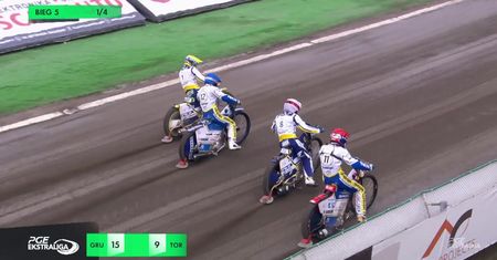 Sam Doyle nie mógł wygrać spotkania. Zobacz skrót meczu MRGARDEN GKM Grudziądz - Get Well Toruń