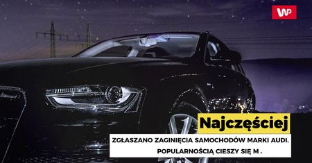 Złodzieje kradną  9 tys. aut rocznie. Najpopularniejszy jeden sposób