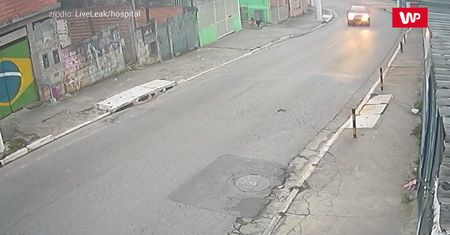 Przewoził chleb. Nagranie z monitoringu