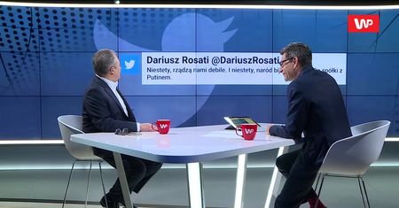 "Trzeba być debilem!". Marek Jakubiak oburzony wpisem Rosatiego