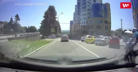 Nieudane wyprzedzanie. Zobacz nagranie z kamerki