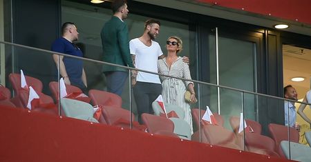 Zosia Zborowska i Andrzej Wrona flirtują na trybunach
