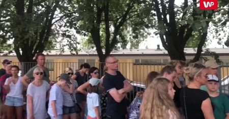 Tłumy na otwarciu Parku Wodnego Moczydło