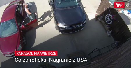 Ale refleks! Nagranie z monitoringu robi wrażenie