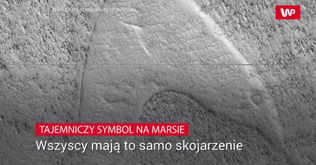Dziwny symbol na Marsie. Internet zalały teorie spiskowe