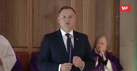 Pogrzeb Kornela Morawieckiego. Przejmujące słowa prezydenta Andrzeja Dudy