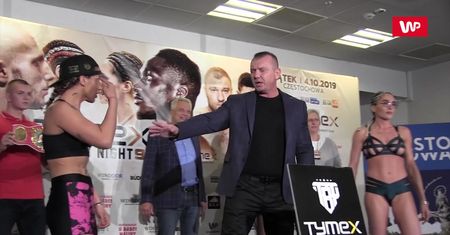 Ewa Brodnicka pocałowała rywalkę na ważeniu, ta ją spoliczkowała! Gorąco przed galą Tymex Boxing Night 9 (WIDEO)