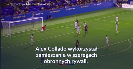 #dziejesiewsporcie: Alex Collado jak Lionel Messi. Kapitalny gol piłkarza Barcelony B