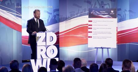 Opole. Łukasz Szumowski na konwencji PiS
