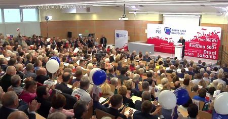 Jarosław Kaczyński podczas konwencji PiS w Koszalinie. "Chcemy stworzyć nową jakość"