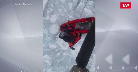 Polacy utknęli u wybrzeży Antarktyki. Nagranie z akcji ratunkowej