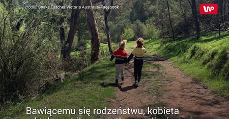 Zrobiła dzieciom zdjęcie w lesie. Gdy je zobaczyła, aż ją zmroziło