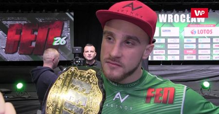 FEN 26. Dominik Zadora przed obroną pasa: "Będziemy szli na wymiany, będzie ogień, iskry od pierwszej sekundy"