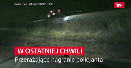 Brawurowa akcja policjanta. Decydowały sekundy