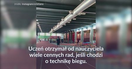 #dziejesięwsporcie: Cristiano Ronaldo niczym zawodowy sprinter